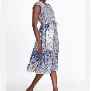 Johnny Was FILO Lucy Silk Dress Medium